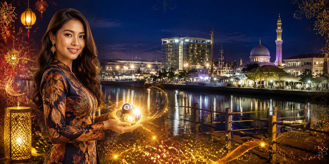 Hiasan batik Malaysia yang menggambarkan tema permainan tradisional dan moden